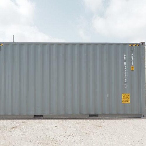 1d8075dd-22a1-446e-befc-876b270dd0fd Contentor cinzento High-Cube de 20 pés (1ª viagem)