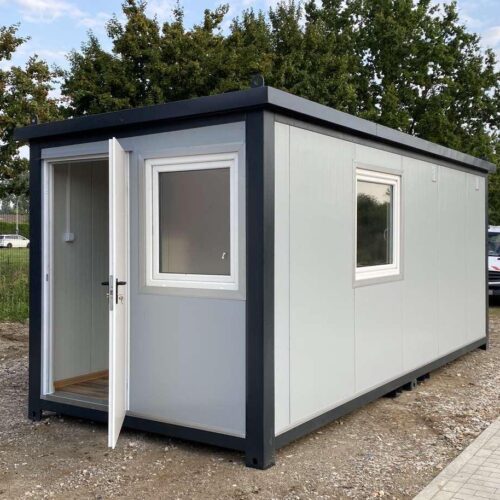 37534f07-693a-453d-ad65-8ce4efcc7a9a CONTENTOR DE ESCRITÓRIO USADO (DIM. 6,00 x 2,40 M) + CASA DE BANHO – DUCHE – COZINHA
