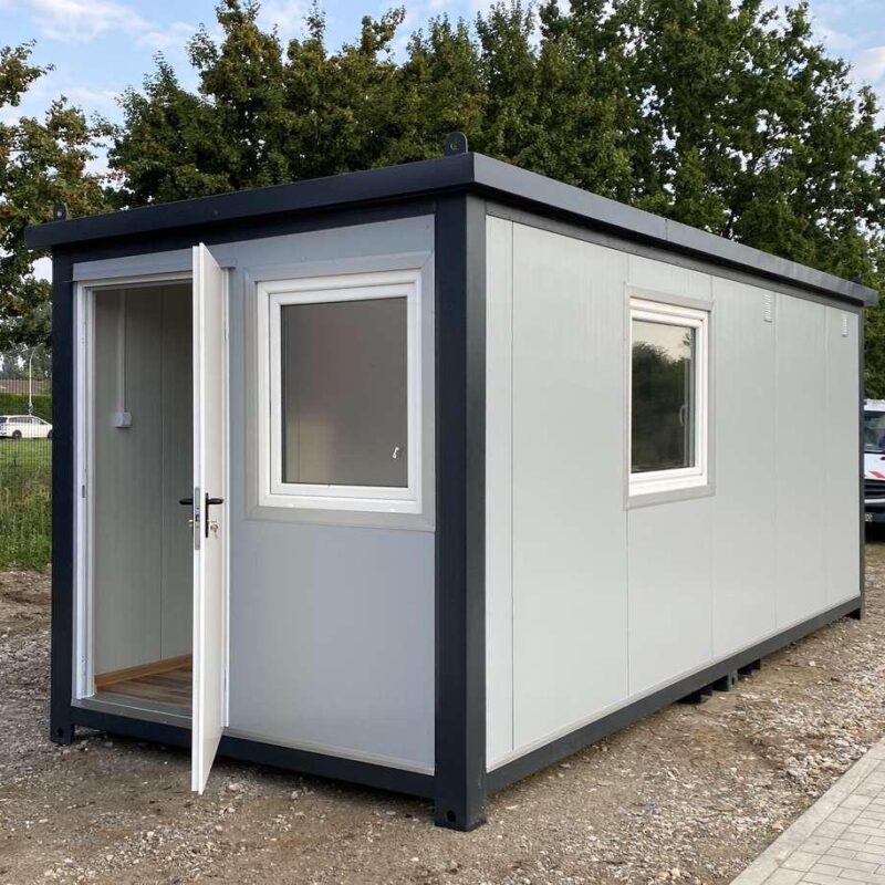 37534f07-693a-453d-ad65-8ce4efcc7a9a CONTENTOR DE ESCRITÓRIO USADO (DIM. 6,00 x 2,40 M) + CASA DE BANHO – DUCHE – COZINHA