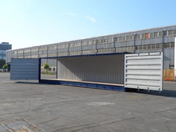 4934d4c9-61bb-4826-8bf2-0e85be59c10b Contentor High Cube de 40 pés – Primeira viagem com laterais abertas
