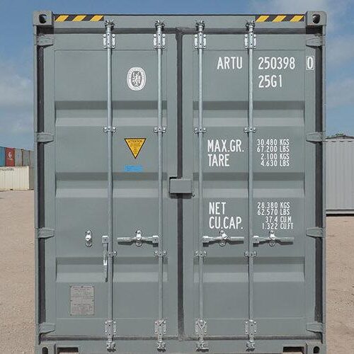 4aee4617-f41b-49e7-8a21-f4f3b7a84b27 Contentor cinzento High-Cube de 20 pés (1ª viagem)