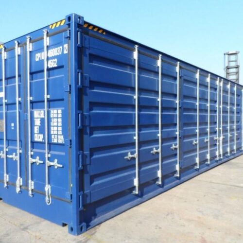 a0712bbb-7d29-4ce8-a7af-1be7cca7a7b4 Contentor High Cube de 40 pés – Primeira viagem com laterais abertas