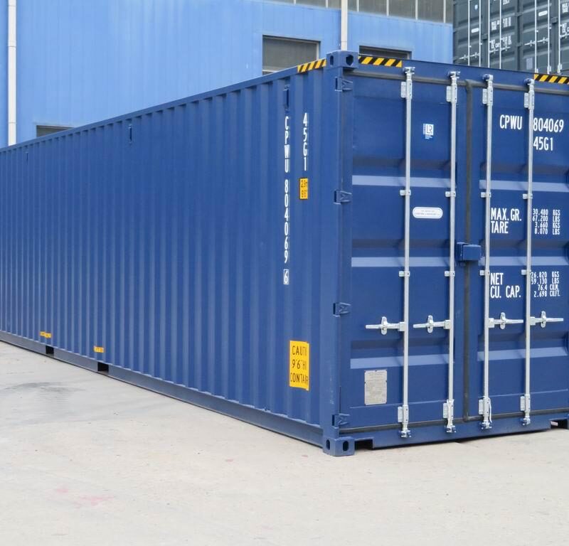 bc3dfa29-2d5b-4c21-b43c-2a097e8bfab8 Contentor de 40 pés, primeira viagem