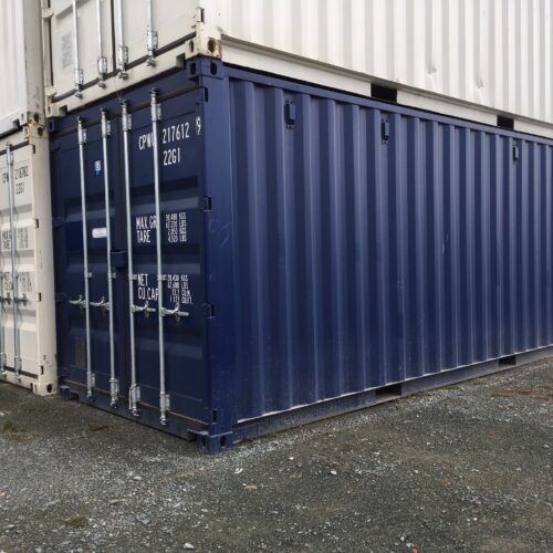 c939299d-44b8-4ea9-a87c-903715d18fa9 Contentor High-Cube de 20 pés, primeira viagem, azul