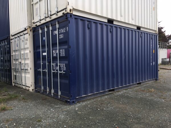 c939299d-44b8-4ea9-a87c-903715d18fa9 Contentor High-Cube de 20 pés, primeira viagem, azul