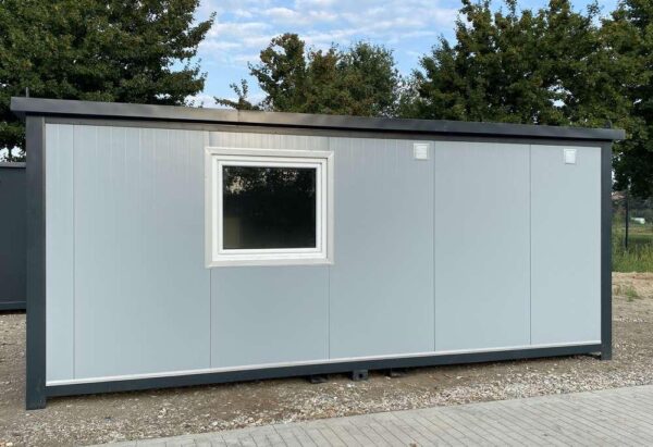 d8011ade-3efa-42a9-8c62-11e6bcc8475c CONTENTOR DE ESCRITÓRIO USADO (DIM. 6,00 x 2,40 M) + CASA DE BANHO – DUCHE – COZINHA