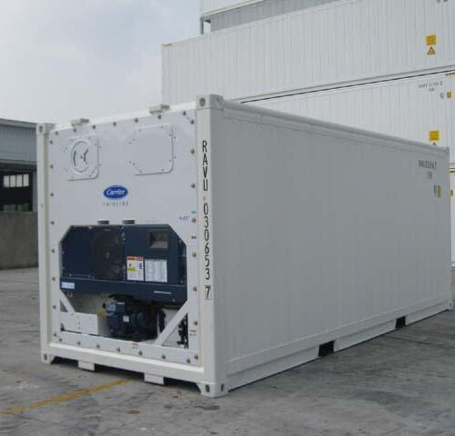 e1b0b808-e537-496a-8e79-01ea8de6a6ef Contentor refrigerado Reefer de 20 pés