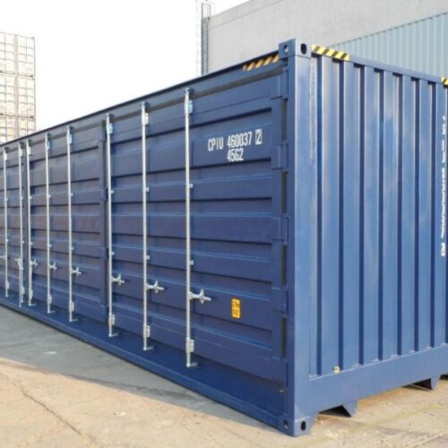 e7ffa93e-426a-47df-a132-8c10ee0e2cf5 Contentor High Cube de 40 pés – Primeira viagem com laterais abertas
