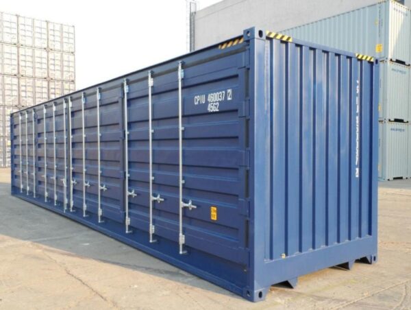 e7ffa93e-426a-47df-a132-8c10ee0e2cf5 Contentor High Cube de 40 pés – Primeira viagem com laterais abertas