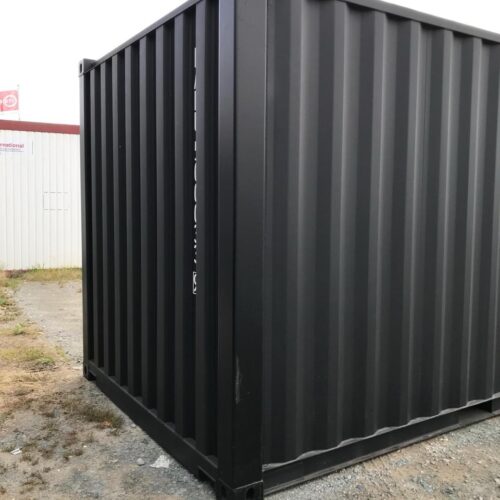 Contentor High-Cube de 20 pés, 1ª viagem, preto