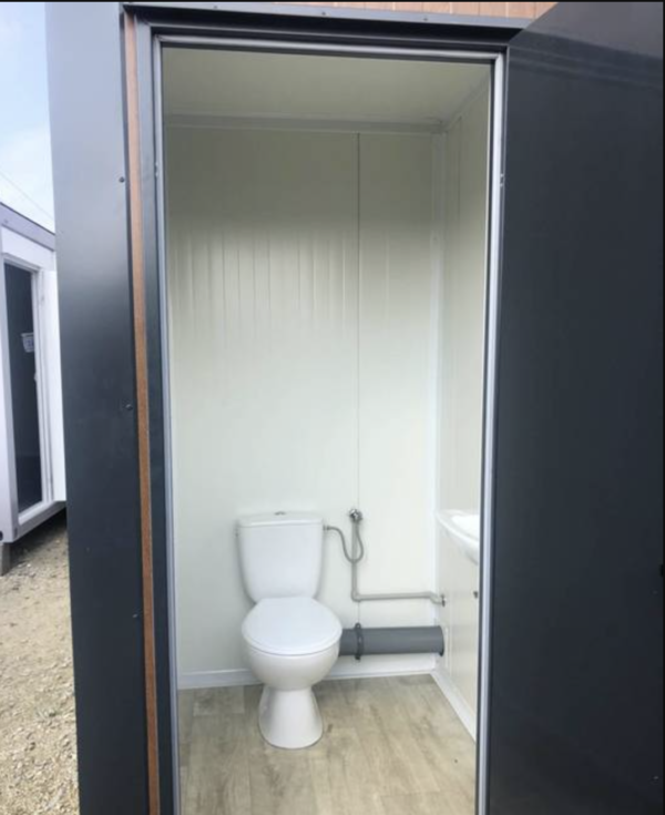 CONTENEUR DOUBLE SANITAIRE-3 Contenedor sanitario doble – 2 inodoros / Inodoro + urinario