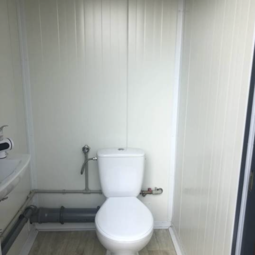 CONTENEUR DOUBLE SANITAIRE-4 Contenedor sanitario doble – 2 inodoros / Inodoro + urinario